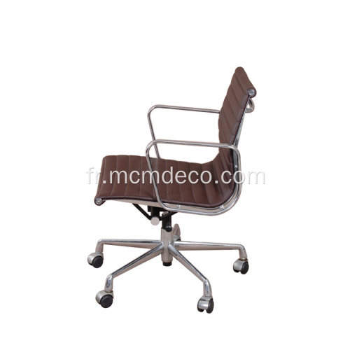 Chaise de bureau Eames en cuir moderne